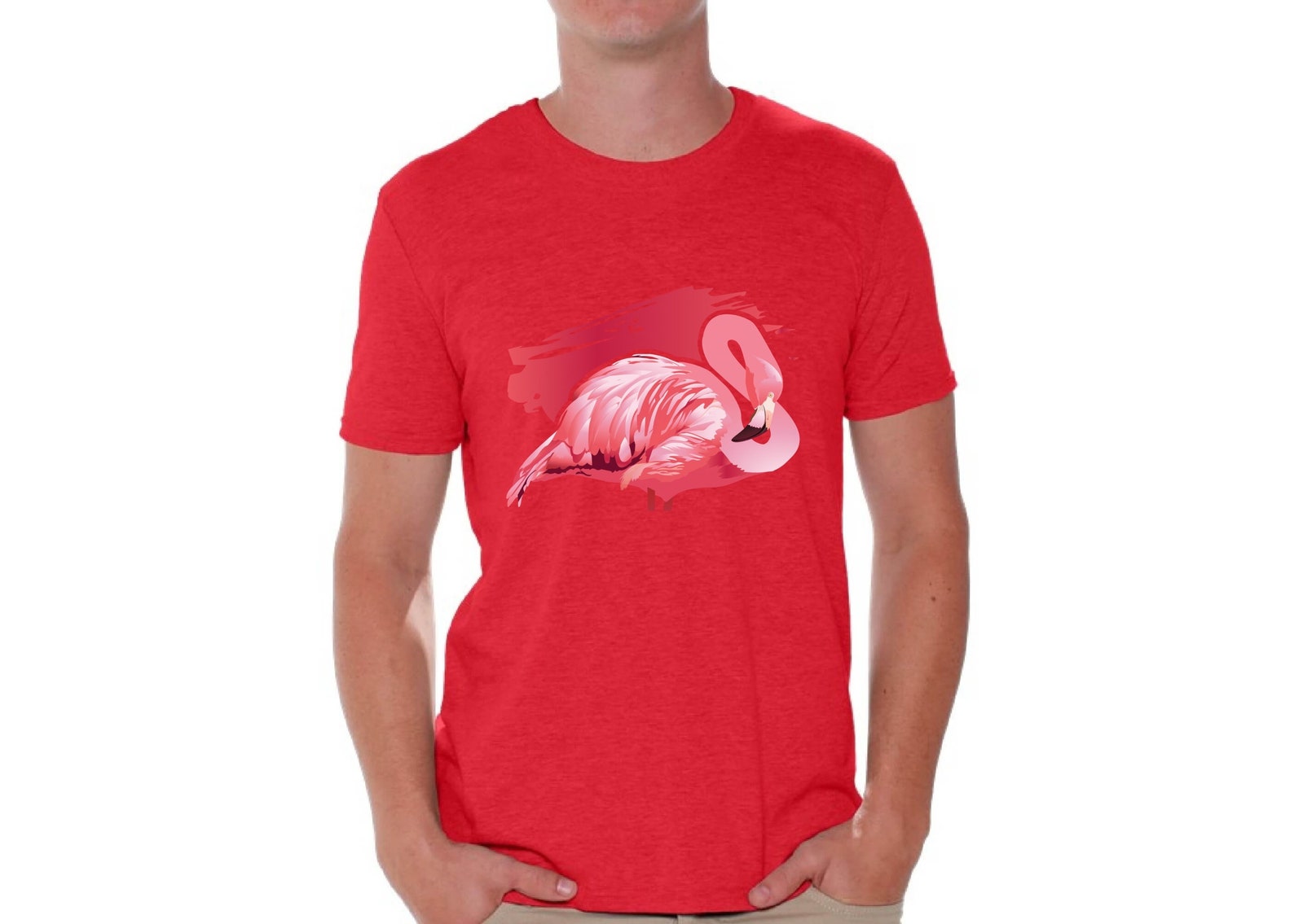 Camiseta Flamingo para Hombre. Camisas de fiesta de flamenco. Etsy