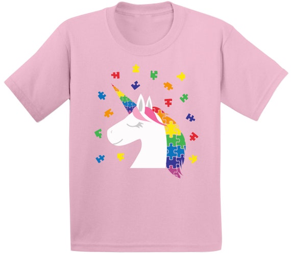 Kids Autism Awareness Shirt Unicorn Autism Puzzle Piece T-Shirt Kids Autism Awareness Shirt Unicorn Autism Puzzle Piece T-Shirt