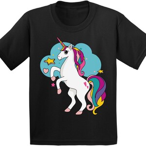 Unicornio amor camisa de niño unicornio camisa unicornio regalos para las niñas regalos