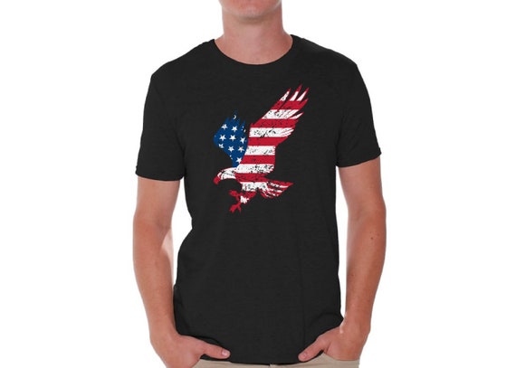 American Eagle Tshirt. America T-Shirt. Patriotic Shirt. 4th | Etsy