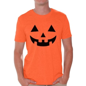 Halloween T-Shirt for Men Pumpkins Jack O Lantern Dia De Los Muertos Men&#39;s Shirts