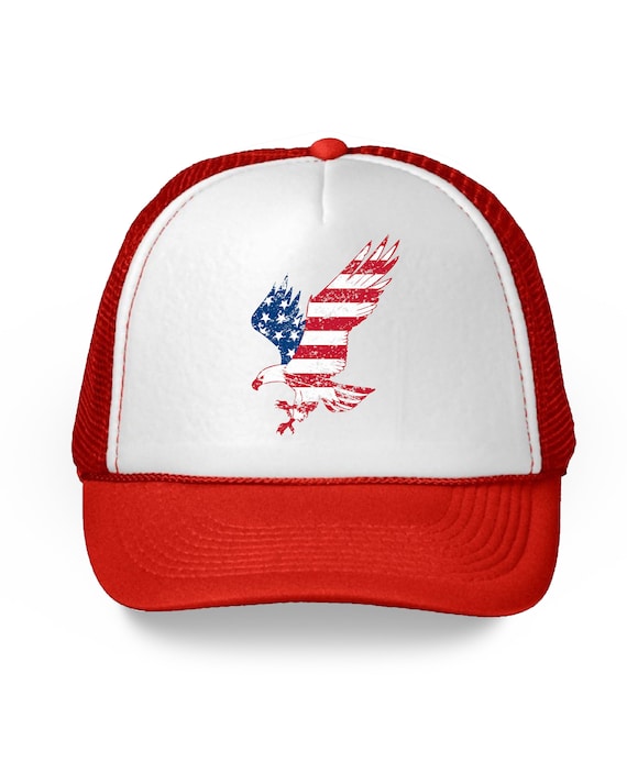 USA Eagle Hat. American Flag Hat. Stars and Stripes. Patriotic
