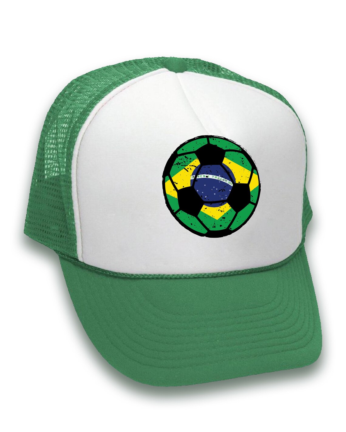 Brazil Soccer Ball Hat Brazil Soccer 2018 Trucker Hat Gifts Etsy