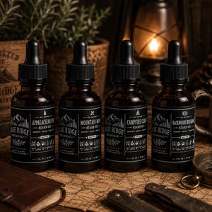 Beard Oil Collection | 4 Pack Appalachian Scents Gift Set