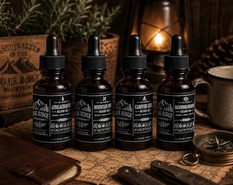 Complete Beard Oil Collection | 4 Pack Beard Oil Gift Set | Handmade Beard Care for Men