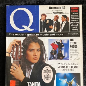 Q Magazine February 1990 Issue 41 Tanita Tikaram The Stone Roses Paul McCartney