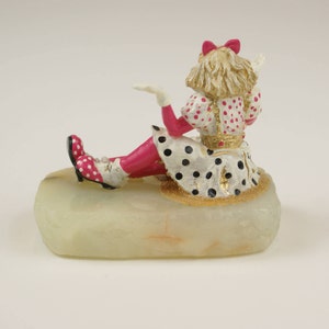 1999 Adorable Lara Ron Lee Clown Figurine Rare & Beautiful Clown Figurine Girl Clown Statue Fun Gift Idea image 2