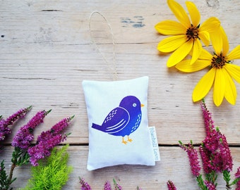 Blackbird Lavender Bag, Garden Birds Gifts, Wildlife Friend Gift