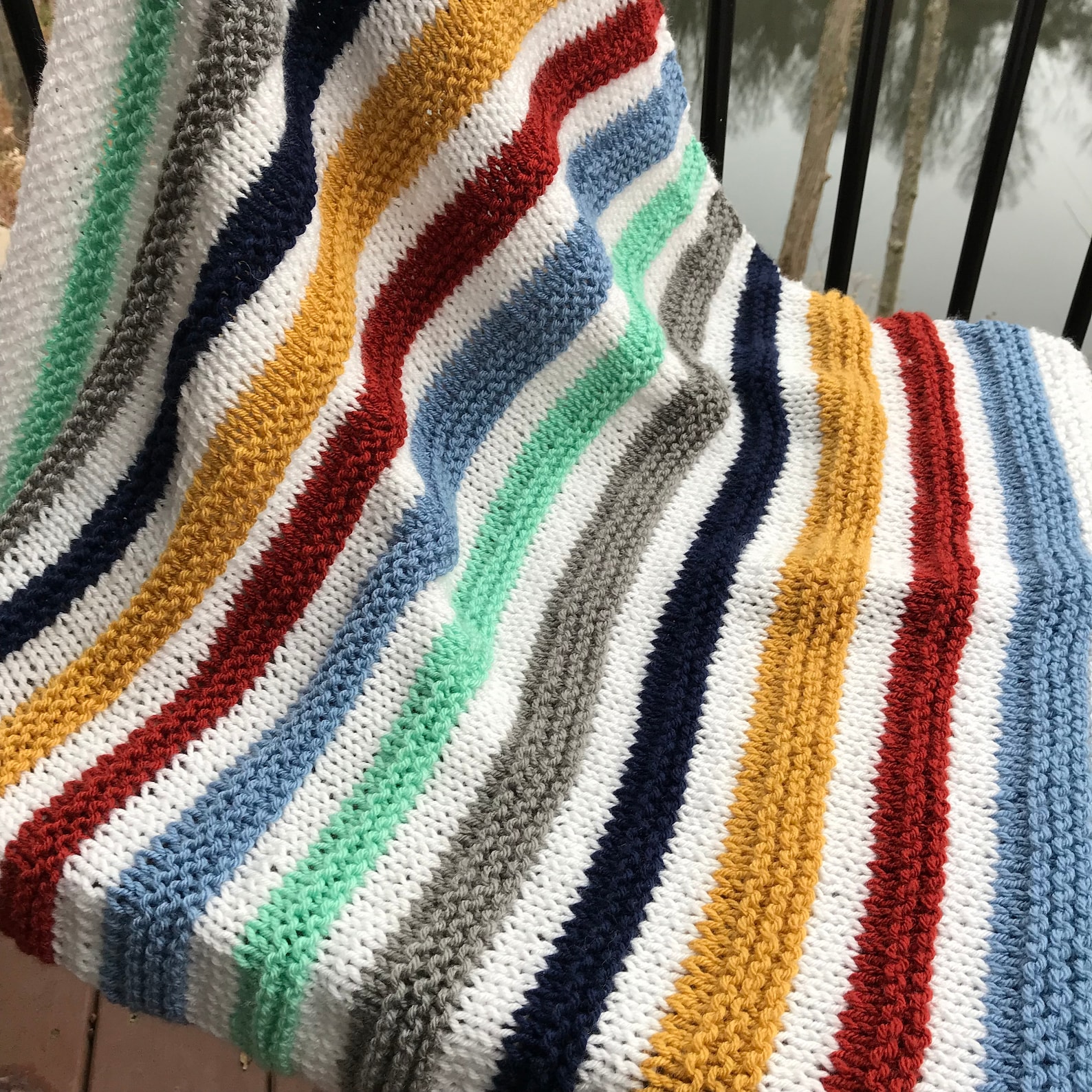 Biddeford Baby Blanket Knitting Pattern Etsy