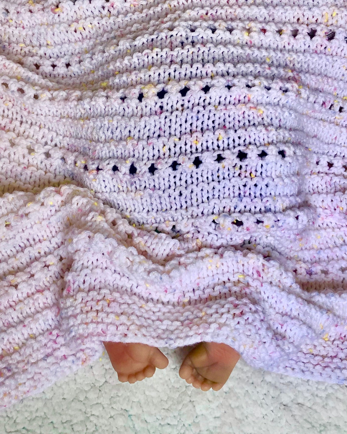Cuddly Soft Baby Blanket Knit Pattern Easy Knitting Pattern Etsy Australia