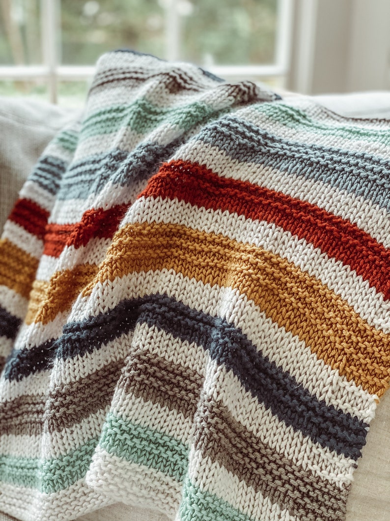 Biddeford Baby Blanket Knitting Pattern Etsy Canada