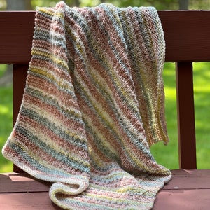 Nyssa Blanket Knitting Kit. Chunky Throw Knit Kit. Beginners Knitting  Pattern by Wool Couture. Learn to Knit. 