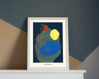 Children's drawings and works of art as individual art prints