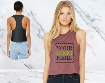 Custom Cropped Tank Racerback/ Custom Hoodie/ Personalized Crop Top/ Monogrammed Shirt/ Sport Cropped Tank/ Teen Crop Top / Custom Tank