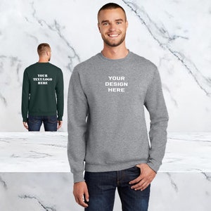 CUSTOM Embroidered Sweatshirt Crewneck Hoodie | Personalized Letters Embroidered Gift | Custom Text | Personalized Varsity Sweater