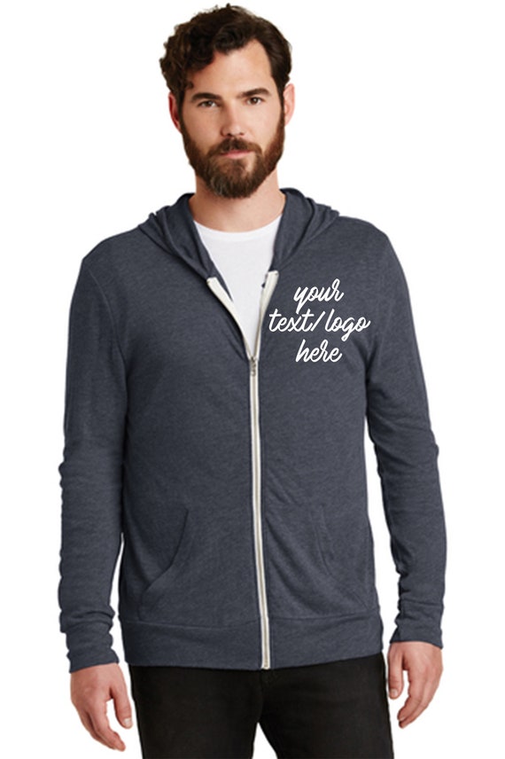custom zip hoodie