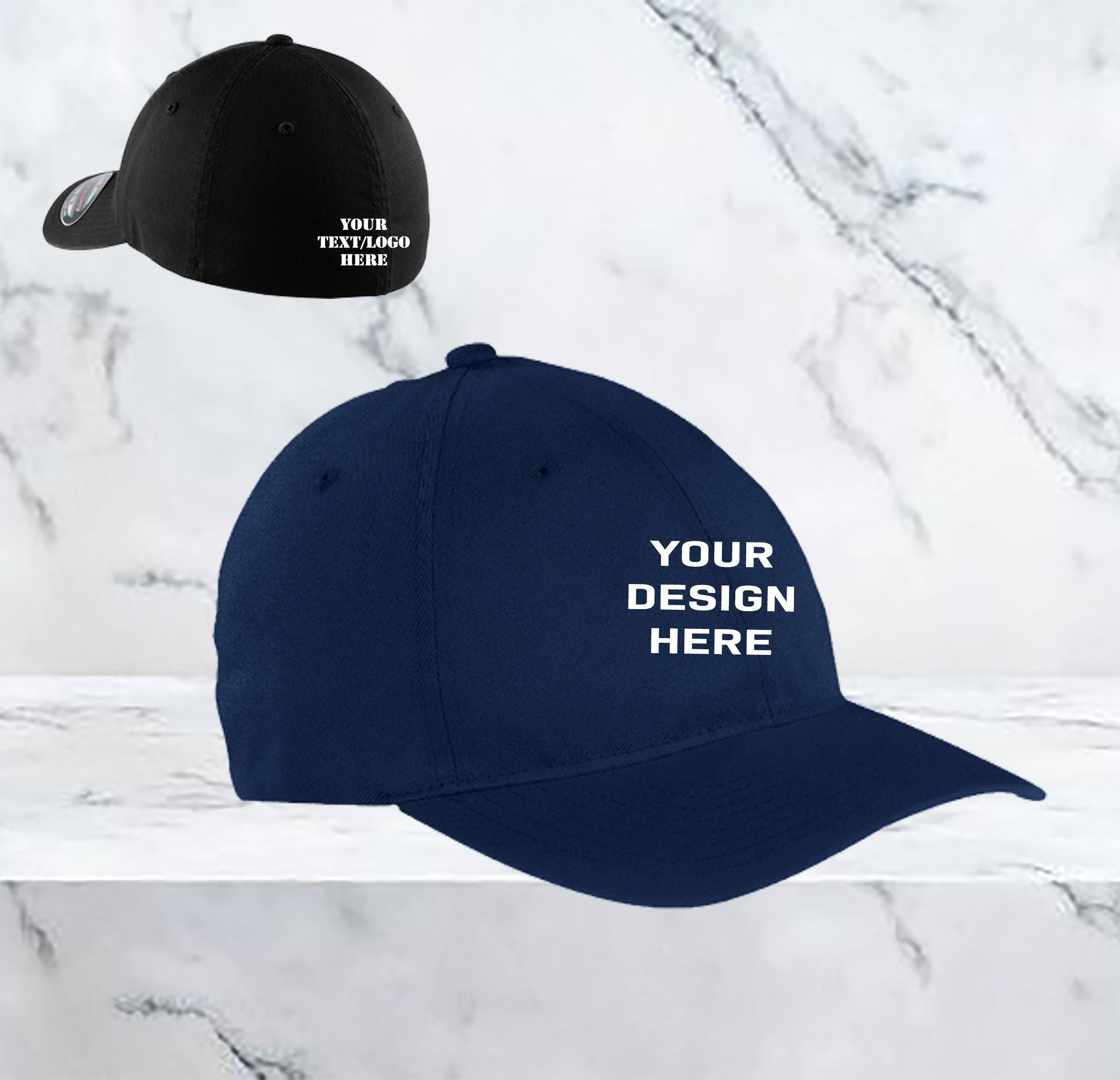 / Custom Customized Your Embroidered Hats Washed Cap Flex - Add Fit Hat Washed Text / / Hats Your Logo / Custom Flex Etsy Dad Fit/ Custom / Add /