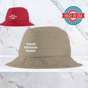 Custom  Boonie / Customized Bucket Hat / Embroidered Boonie / Bucket Hat/ Custom Bucket Hat/ Custom Hat/ Summer Hat/ bucket hat for him