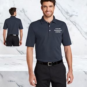 Custom Mens Polo / embroidered polo shirt for men / Men polo / customized mens polo / business polo / add your logo / personalized polo /
