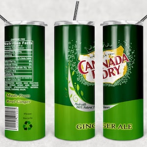 Canada Dry Ginger Ale Themed Drink Tumbler - 20 ounce