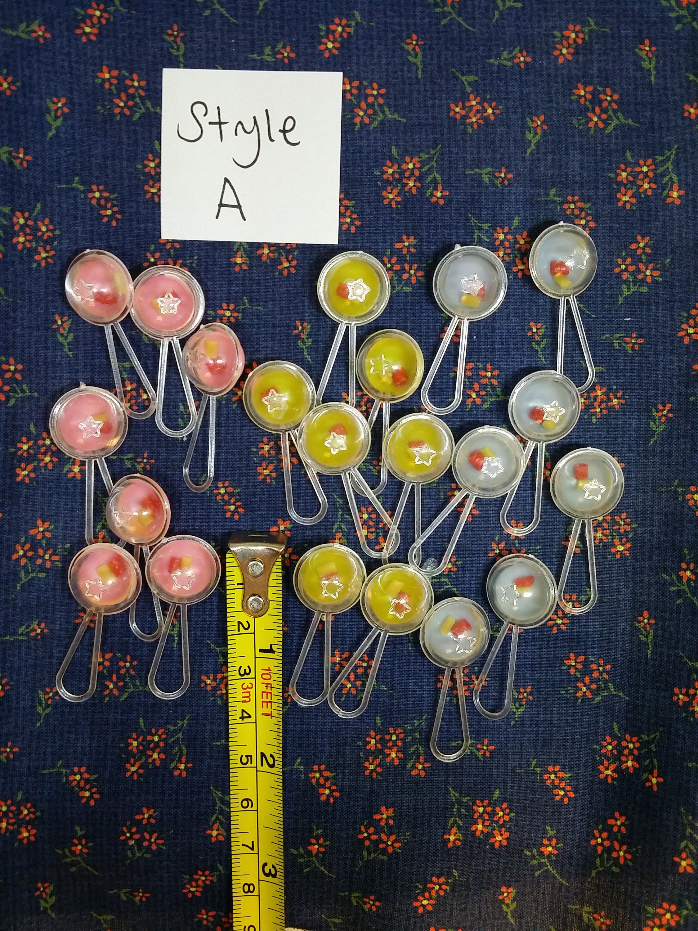 12 or 24 Vintage Mini Baby Rattles Baby Shower Decorations Etsy