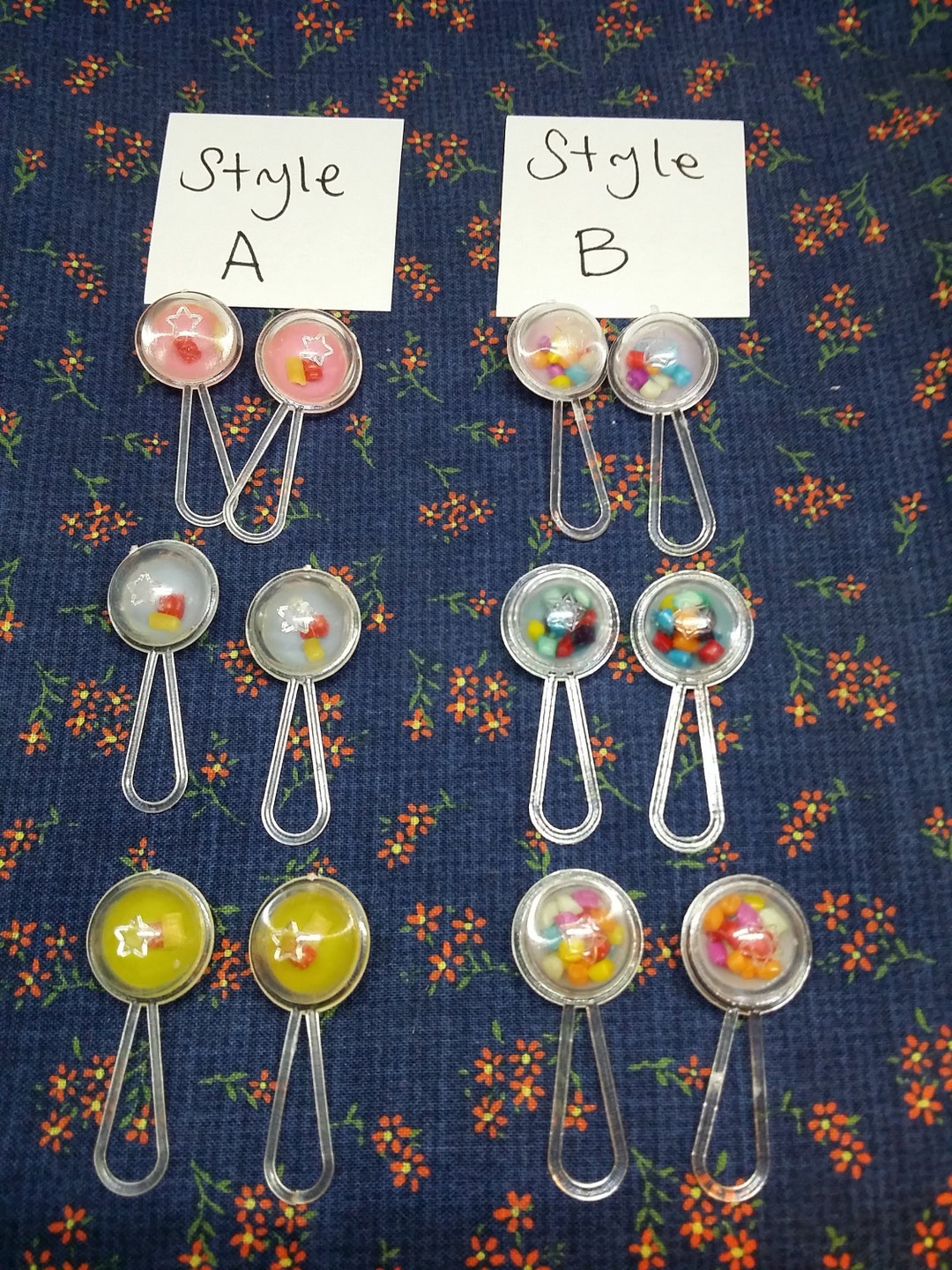 12 or 24 Vintage Mini Baby Rattles Baby Shower Decorations Etsy