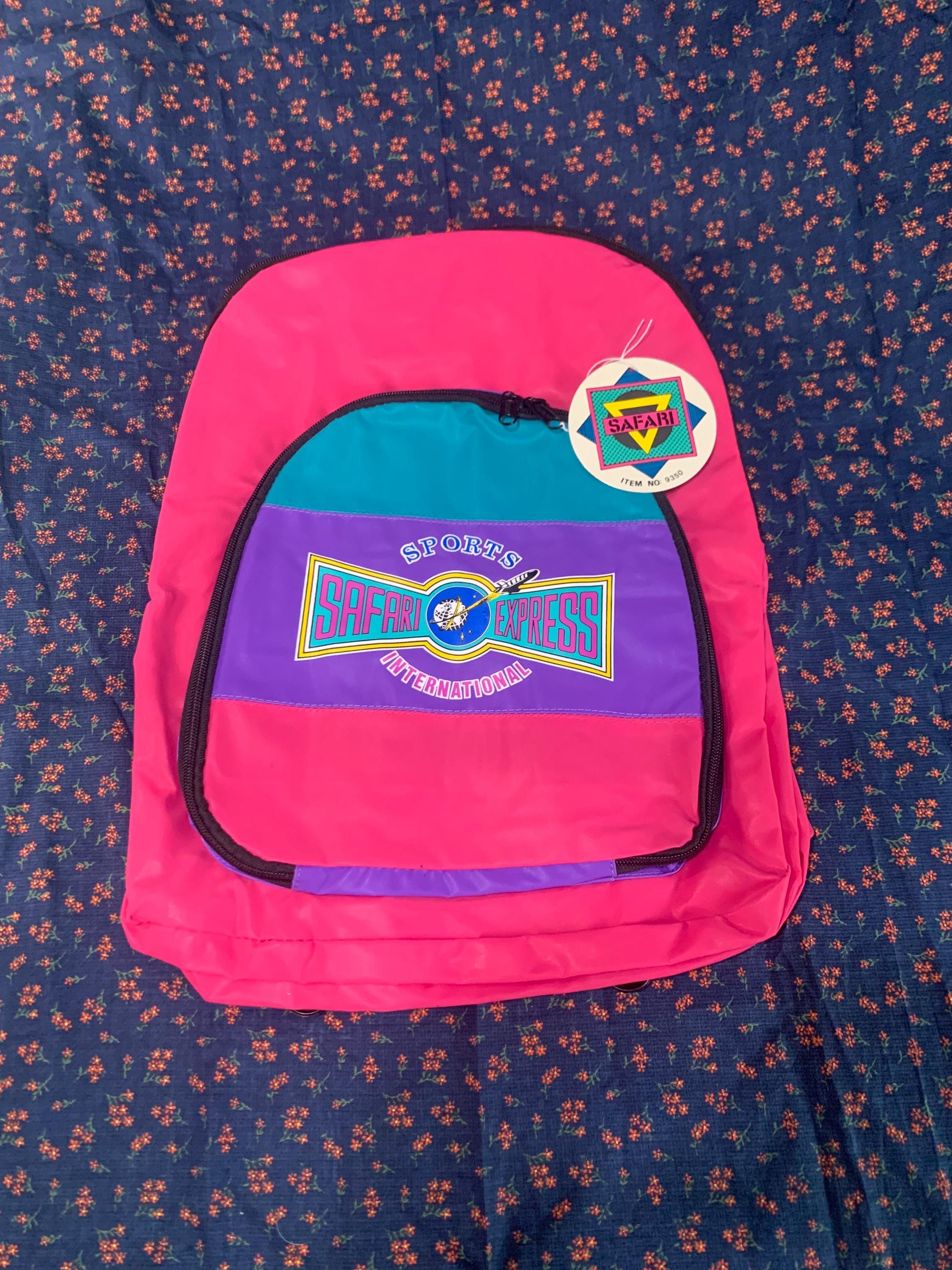 90s Pink Backpack - Etsy