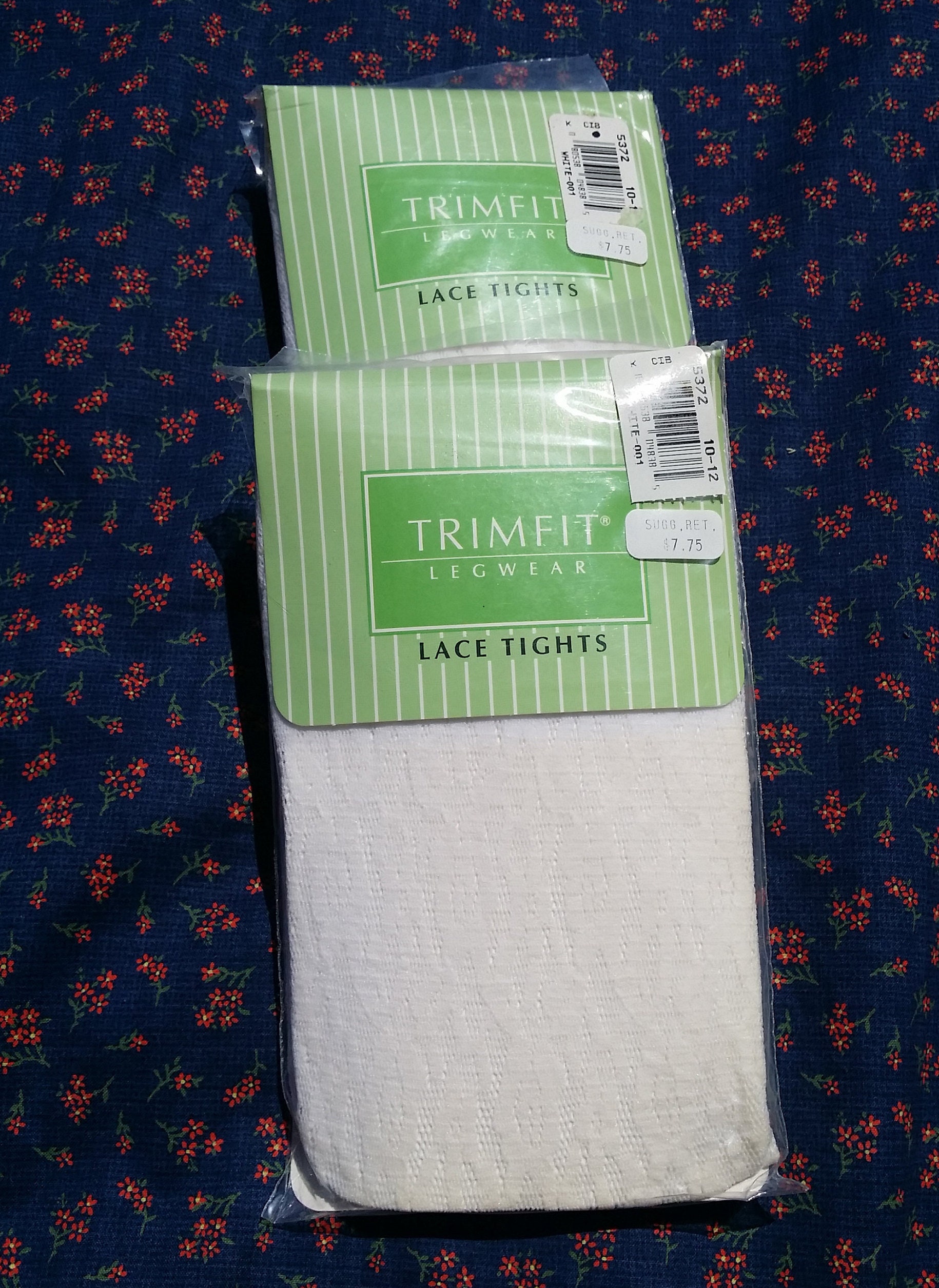 girls white lace tights