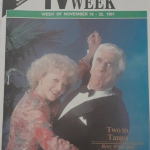 Stary przewodnik telewizyjny z 1991 r.
