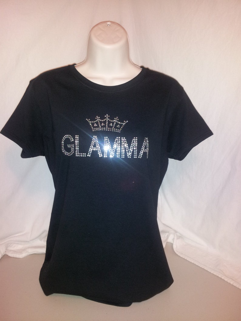 GLAMMA Sparkly Rhinestone Shirts short or long Sleeve | Etsy