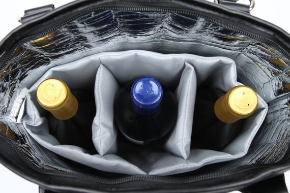 sachi insulated wine tote