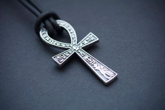 silver ankh pendant