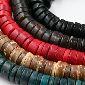 Coconut Shell Rondelle