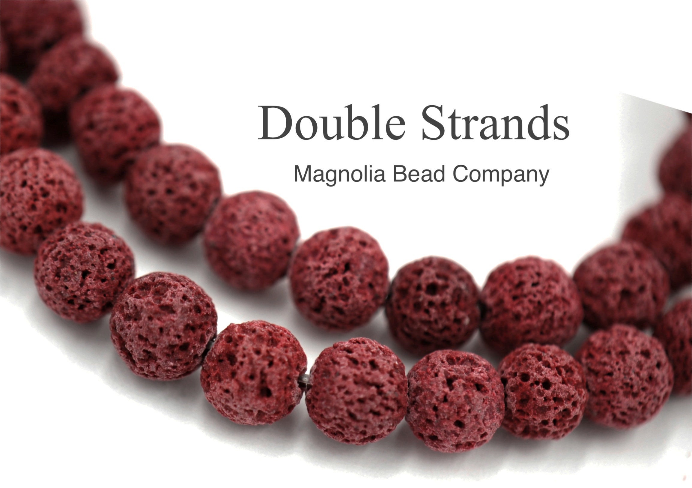 Bracelet Making Kit Beads Bulk - 800Pcs Color Volcanic Gemstone Lava Rock  Beads