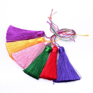 3&quot; Long Tassel Mixed Color 20pcs