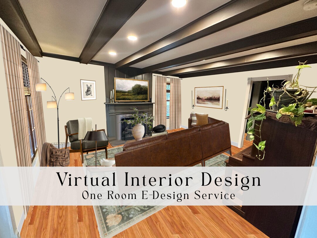 Virtual Interior Design Service - One Room E-design - Etsy
