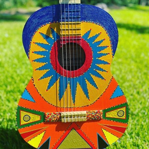Custom Painted Guitar