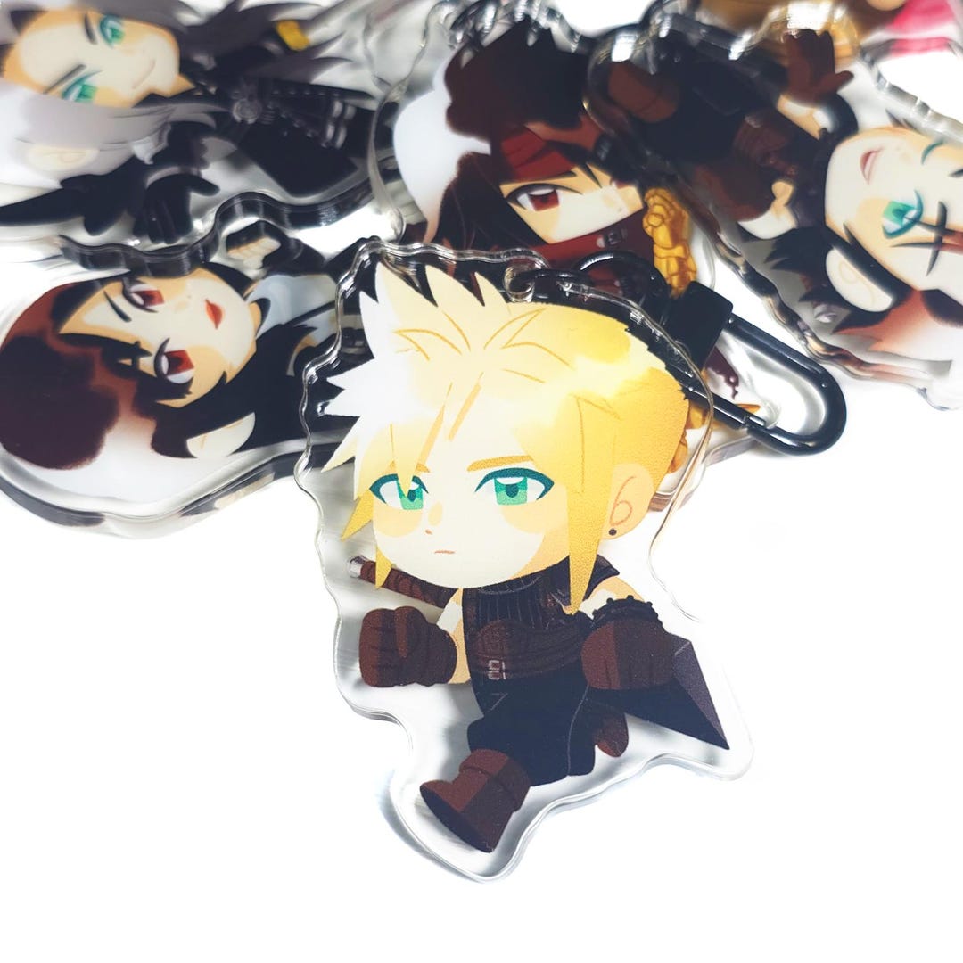 FFVII Acrylic Keychains - Etsy