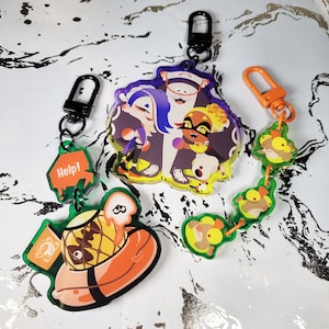 Splatoon Acrylic Keychains