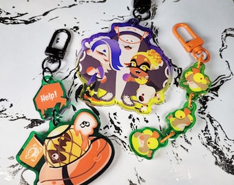 Splatoon Acrylic Keychains
