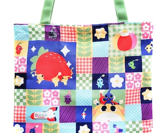 Pikmin Zipper Tote Bag