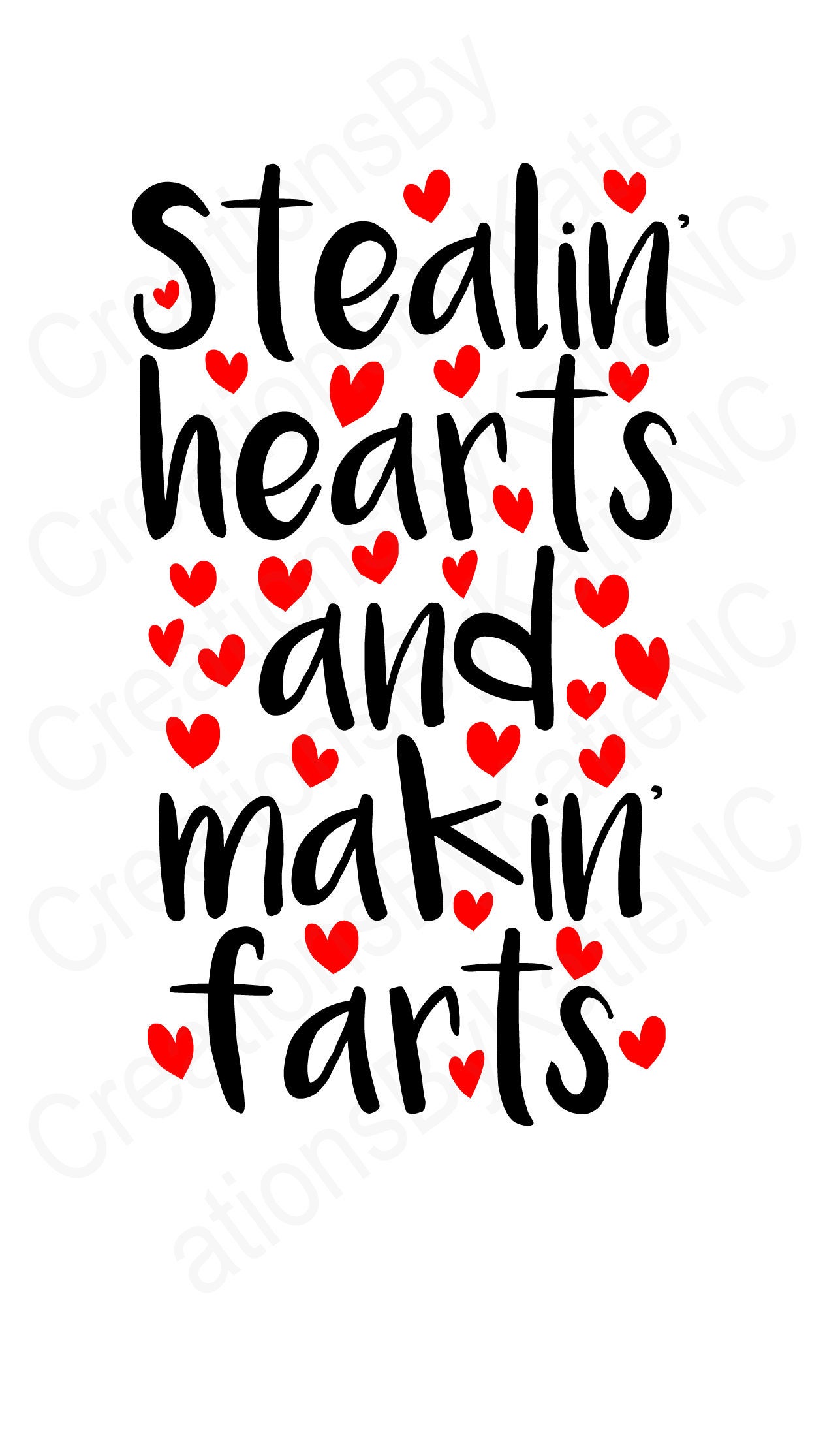 Stealing hearts and making farts downloadable print instant Etsy
