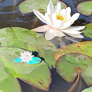 Swan Princess Inspired Lily Locket Pin