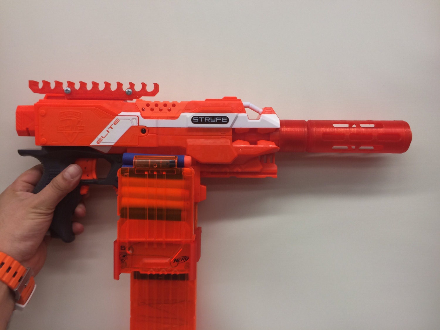 Nerf barrel extension for twist lock nerf guns Etsy