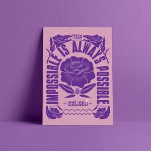 Selena Inspired Art Print: Empowering Latina Quote, Feminist Decor