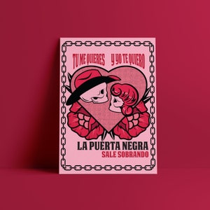 Los Tigres Del Norte - 11x14 Digital Download - La Puerta Negra - Mexican Music - Norteno - Latina Art - Latina Owned - Casa Decor