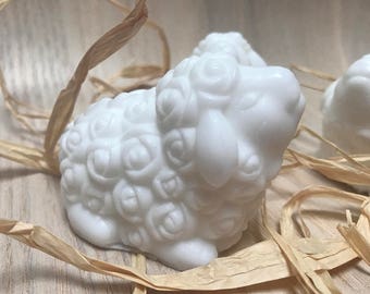 Sheep Soap / Lamb Soap / Baptism Favors / Baptism Gifts