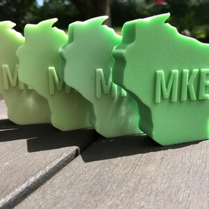 Milwaukee Soap / Wisconsin Shaped Soap / Glycerin Soap image 3