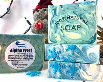 Alpine Frost / 100% Natural Soap/ Cold Process