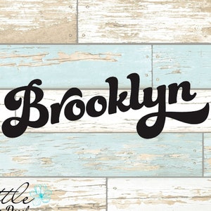 Brooklyn Vinyl decal for any flat surface | car, jeep window | laptop | airpod case | drinkware | phone case